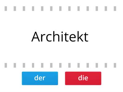 Berufe: der oder die?