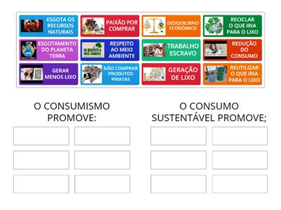 CONSUMO SUSTENTÁVEL E CONSUMISMO