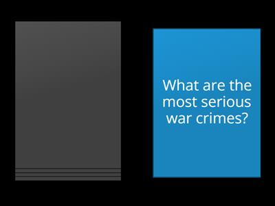 War crimes