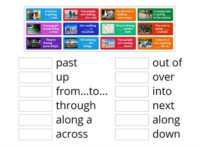 Prepositions of movement PRE-INTER