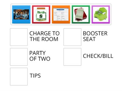 Restaurant vocabulary