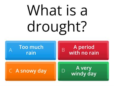 Quiz: Droughts