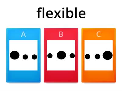 Which is the stressed syllable? (1)