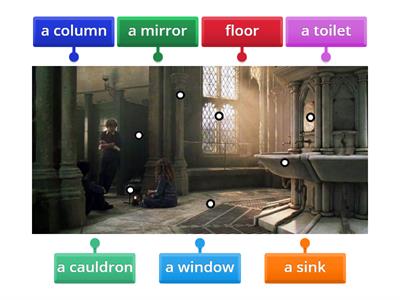 Hogwarts bathroom (house vocabulary)