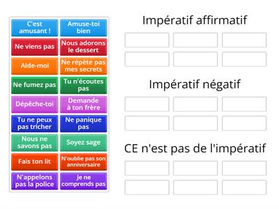 Conju - Impératif présent 