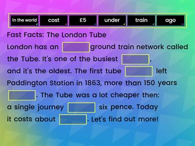 Fast Facts: The London Tube