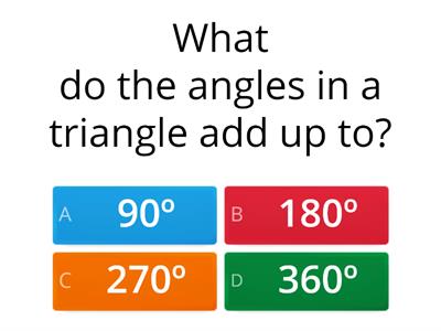 Angles Mini-Assessment
