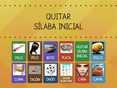 Manipulación Silábica