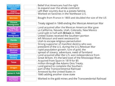 Westward Expansion and Manifest Destiny-Part 1