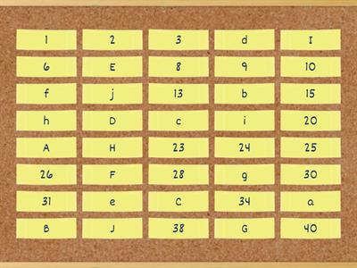 [대교 3학년] L5 Alphabet Matching