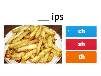 Phonics: ch / sh / th game