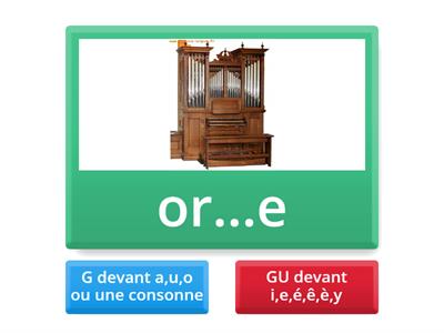 Le son [g] : g ou gu ?