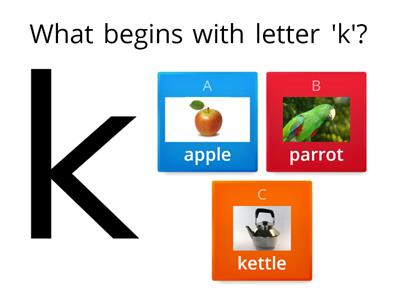  Letter 'k' Flashcards