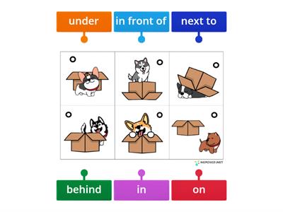 Prepositions of place