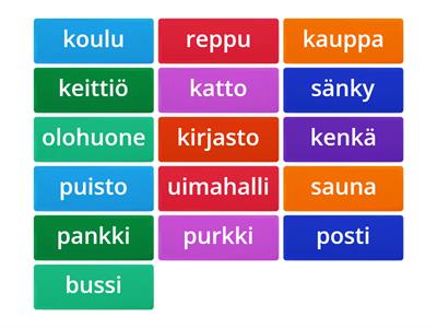 2. Missä (-ssa/-ssä)? Kpt vai ei? 