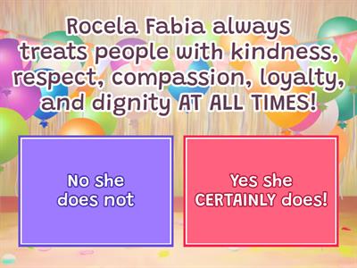 Rocela Fabia is NEVER EVER a bad mom AT ALL as we sincerely assure you that