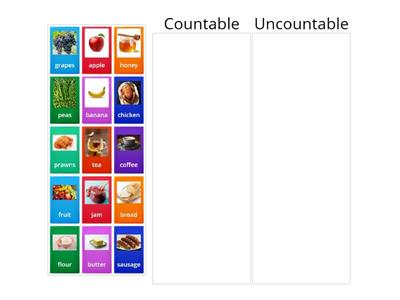Countable and uncountable nouns