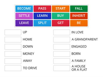  Ages and stages - Collocations 