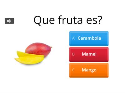 Frutas de Bagua Grande