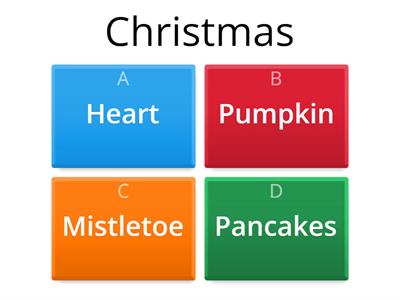 Find the correct symbols of the holidays