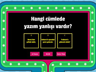 3.Sınıf Türkçe Yazım Kuralları