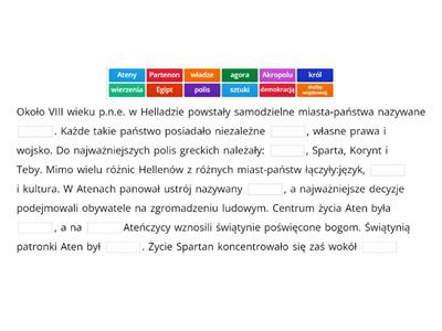 Klasa 5 Historia Starożytna Grecja - Materiały Dydaktyczne