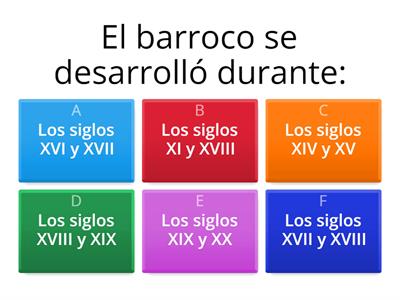 Características del barroco 