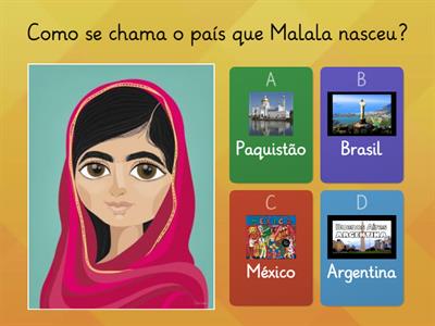Malala, a menina que queria ir pra escola - Série: 3º ano