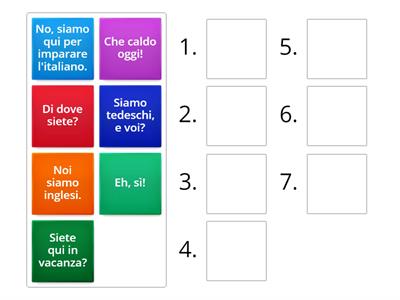 Italienisch à la carte - U1 - attività 9