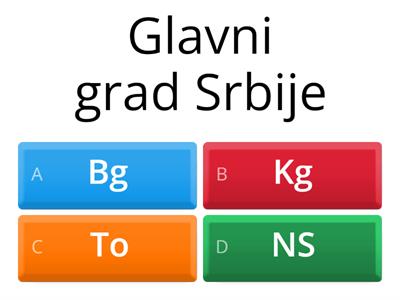 Glavni gradovi