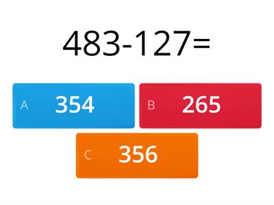 Three Digit Subtraction and Addition (with regrouping)