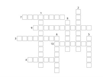 Places in town crossword