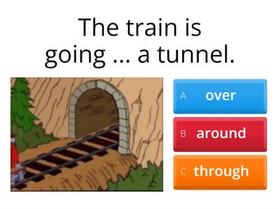 Prepositions of Movement (Practice for ESL learners)