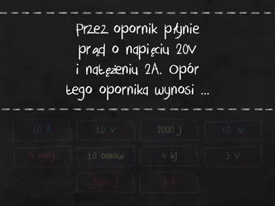 Prąd elektryczny w zadaniach