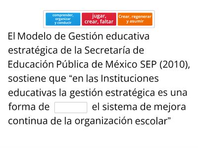 GESTIÓN EDUCATIVA