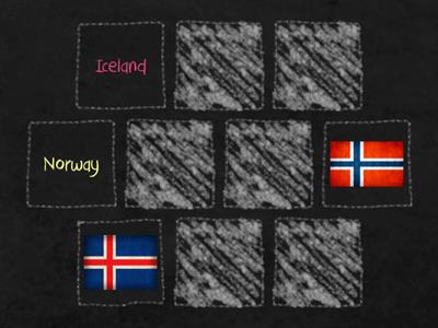 Nordic countries' flags