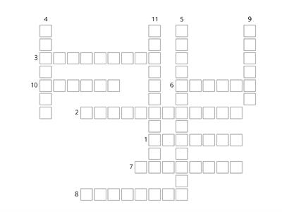 TOEFL Vocab Crossword  Units 3-10 