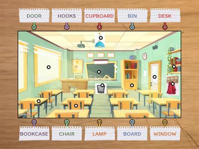 CLASSROOM OBJECTS 🗑🪑💡