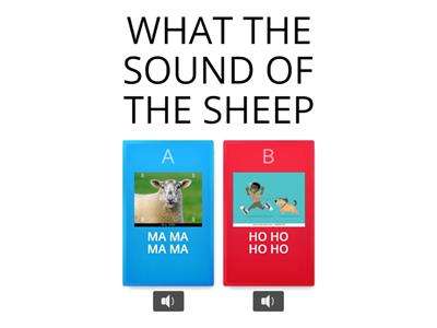 WHAT THE SOUND OF THE ANIMAL