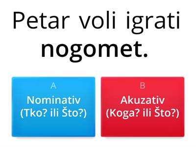 Nominativ ili Akuzativ
