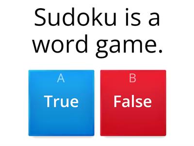 Remarkable: Sudoku - True or False