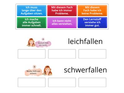 D6+. 1A_2b. leichtfallen / schwerfallen