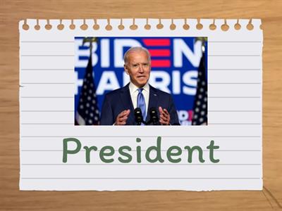 President Word List