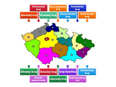 Z-9 ČR (mapa krajů)