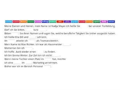Hueber B1 Wortschatz & Grammatik Seite 9.1