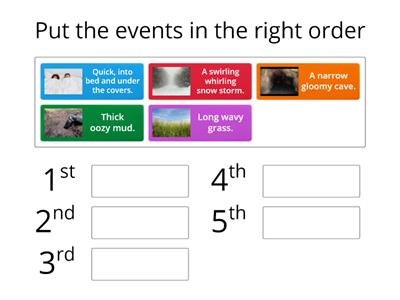 TLC: Can I order events in a story?