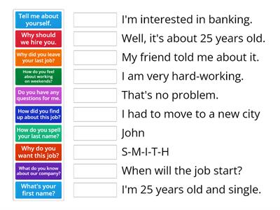 Job interview basic questions