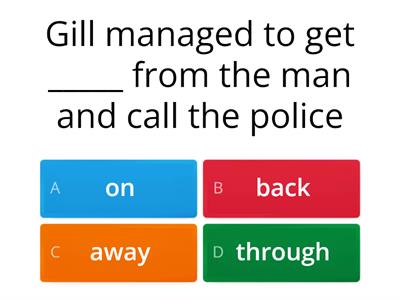 Phrasal verbs with get 