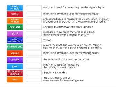 Intro to Matter and Density