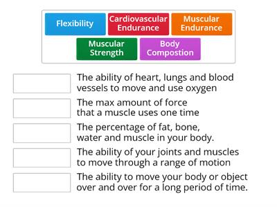 5 Components of Health Related Fitness